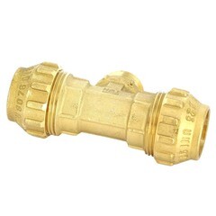 Тройник ПНД Tiemme компрессионный переходной 32х32х1 НР(ш) латунь - фото 3