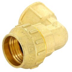 Угол ПНД Tiemme компрессионный переходной 25х3/4 ВР(г) латунь - фото 4