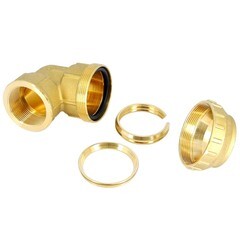 Угол ПНД Tiemme компрессионный переходной 25х3/4 ВР(г) латунь - фото 3