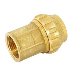 Изображение товара Муфта ПНД Tiemme компрессионная переходная 40х1 1/4 ВР(г) латунь