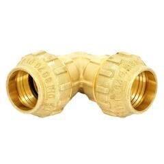 Изображение товара Угол ПНД Tiemme компрессионный 20х20 мм латунь