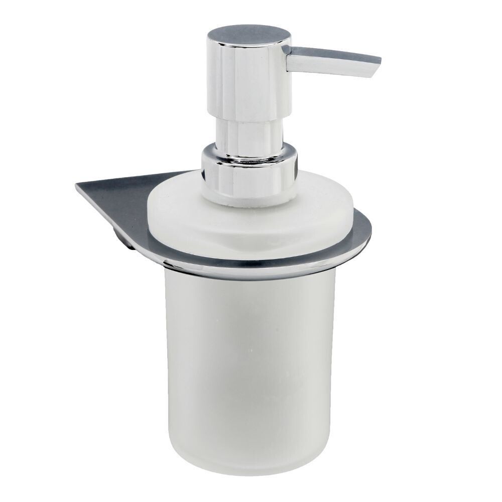Изображение товара Дозатор для мыла WasserKraft Kammel с держателем стекло матовый и металл хром