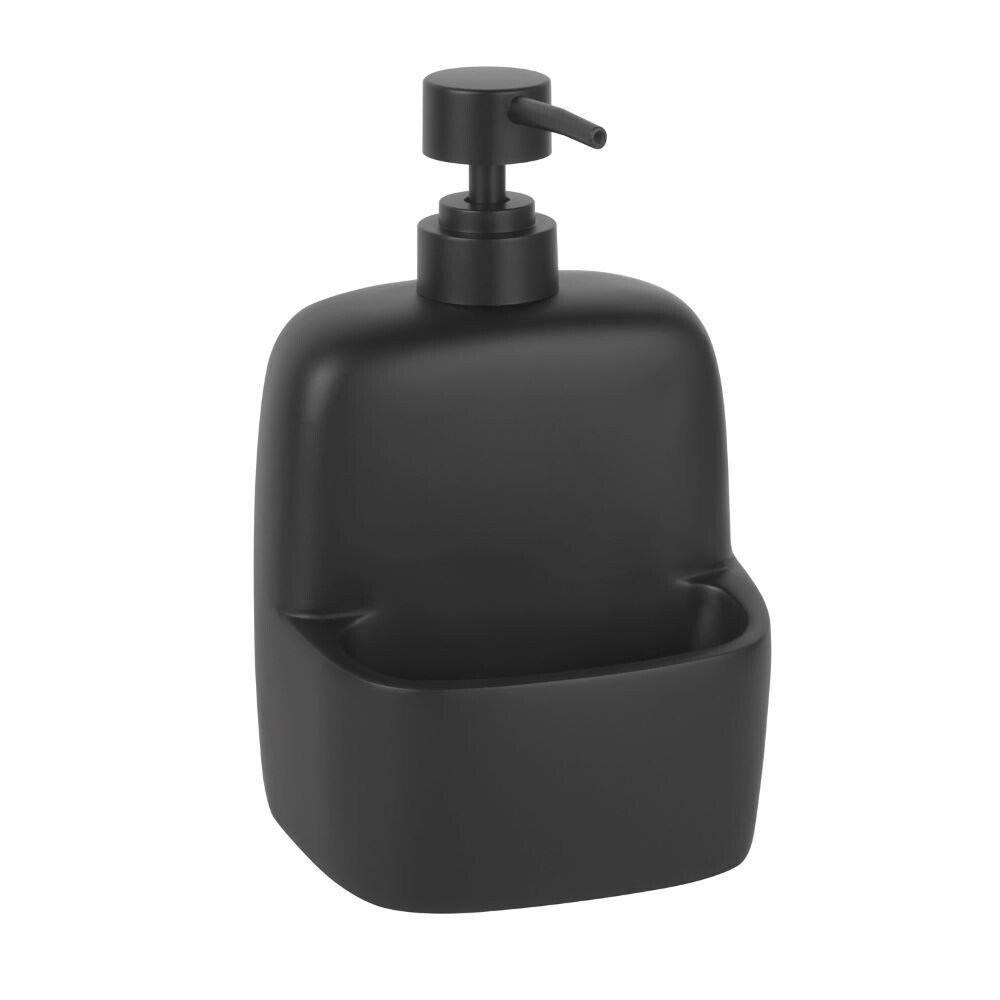 Изображение товара Дозатор для мыла WasserKraft K-8499Black настольный из полирезина черный