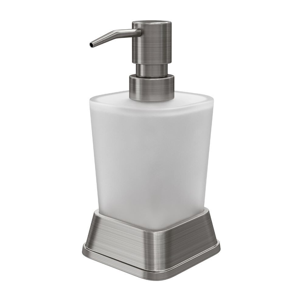 Изображение товара Дозатор для мыла WasserKraft K-5400 Nickel настольный, стекло, металлик