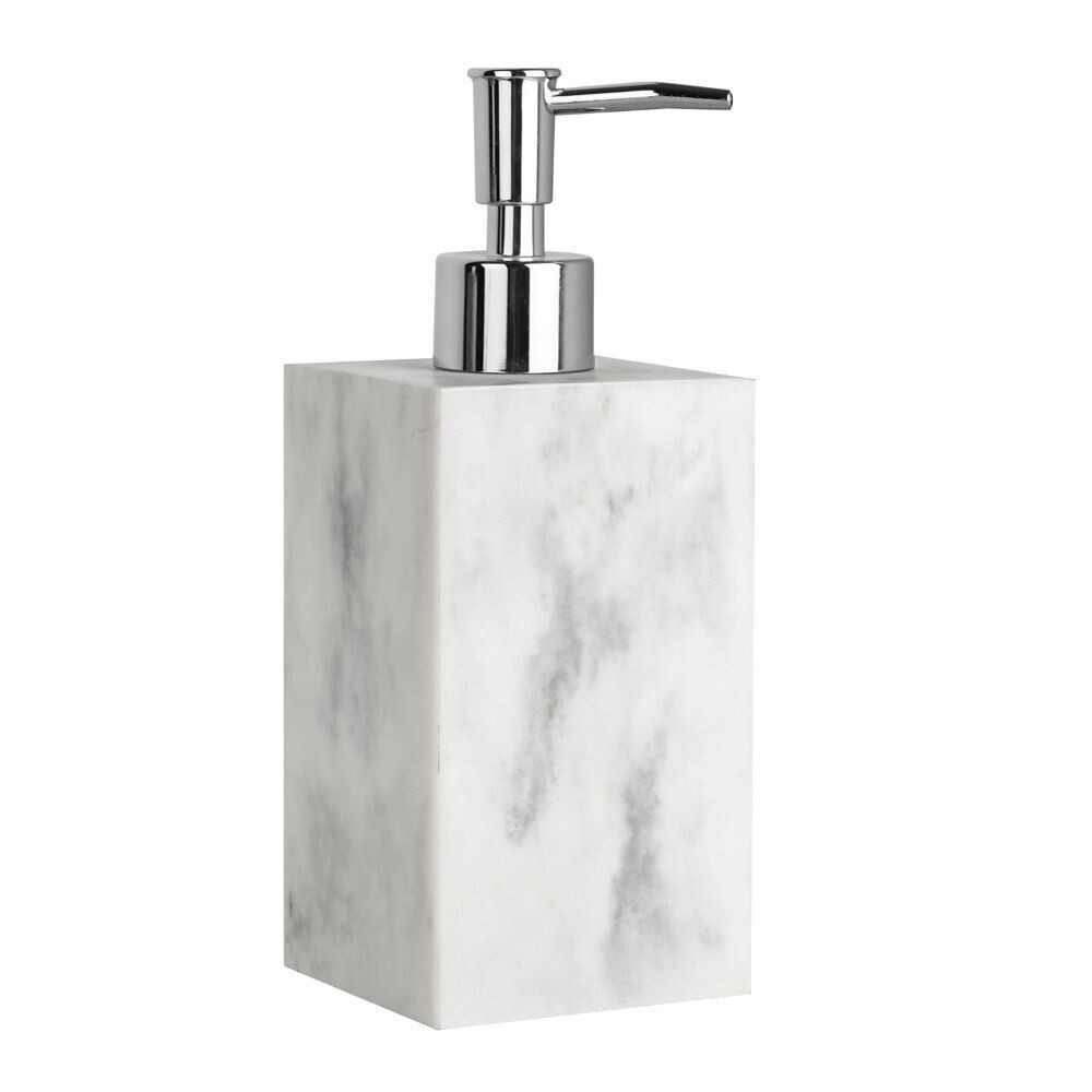 Изображение товара Дозатор для мыла WasserKraft Kammel настольный белый полирезин дизайн под мрамор