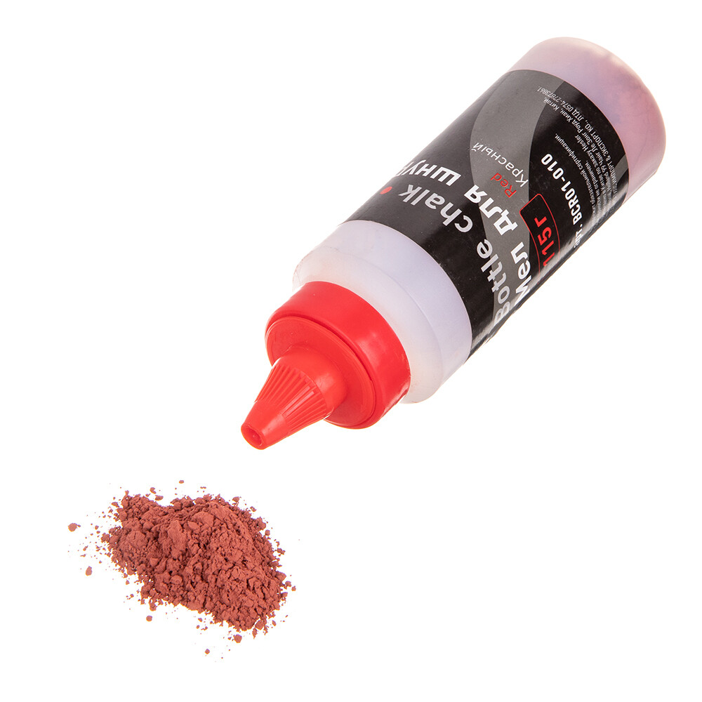 Изображение товара Мел для шнура Hesler 115 г красный для строительных работ