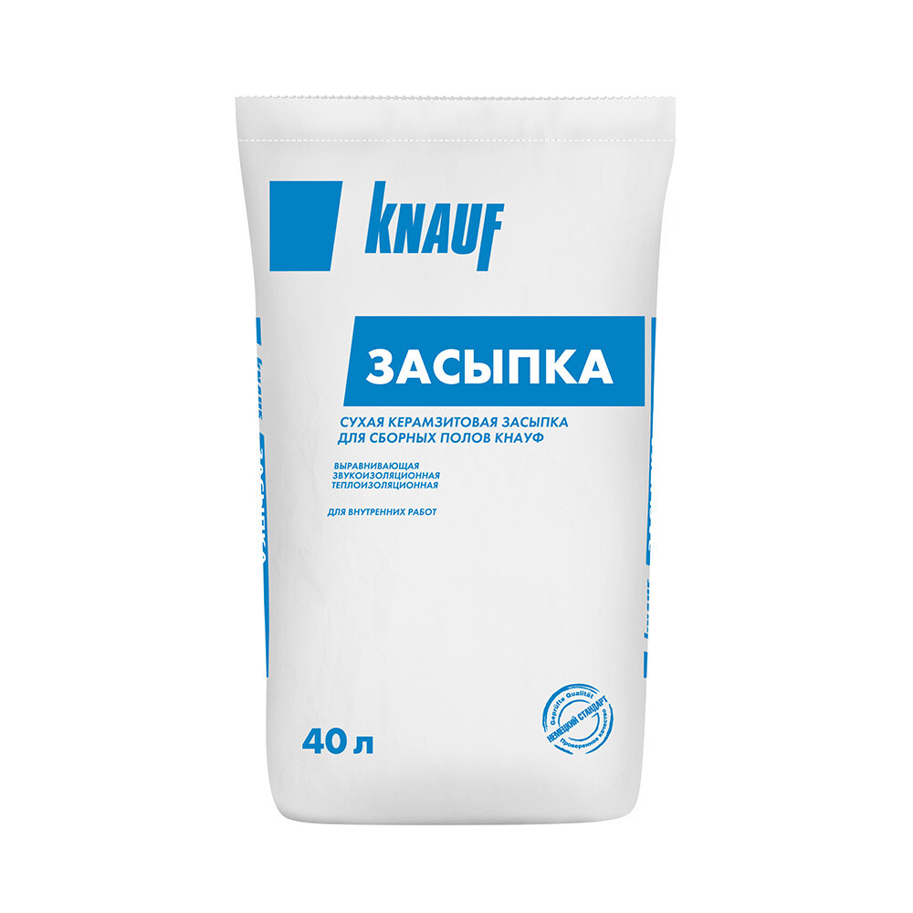 Изображение товара Керамзитовая засыпка фракция 0-5 мм Knauf для теплоизоляции и выравнивания полов