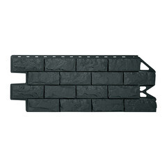 Панель фасадная Альта-Профиль Фагот Эко 1020х430 мм графит - фото 1