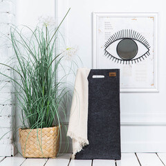 Органайзер для хранения Classic 300х300х600 мм складной темно-серый - фото 2