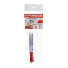 Маркер перманентный Edding 1 красный грифель 1-5 мм - фото 5