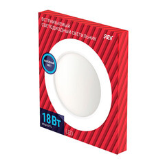 Светильник встраиваемый светодиодный белый 18 Вт 6500К IP20 Rev ДВО (28942 5) - фото 6