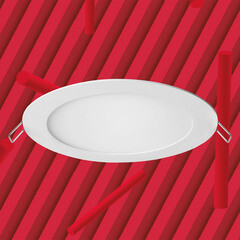 Светильник встраиваемый светодиодный белый 18 Вт 6500К IP20 Rev ДВО (28942 5) - фото 4