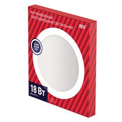 Светильник встраиваемый светодиодный белый 18 Вт 4000К IP20 Rev ДВО (28946 3) - фото 6