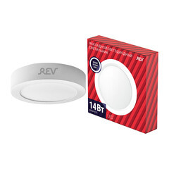 Изображение товара Светильник светодиодный Rev ДПО 4000К 14 Вт белый IP20 (28904 3)