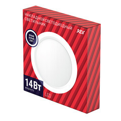 Светильник светодиодный Rev ДПО 4000К 14 Вт белый IP20 (28904 3) - фото 4