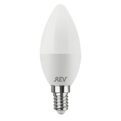 Лампа светодиодная Rev E14  2700К 9 Вт 180-240 В свеча матовая