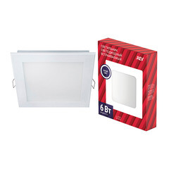 Светильник встраиваемый светодиодный белый 6 Вт 4000К IP20 Rev ДВО (28980 7) - фото 3