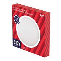 Светильник светодиодный накладной Rev Ritter ДБП-8 4000К 8 Вт IP65 белый (28918 0) - фото 5