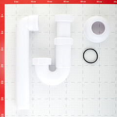 Сифон для раковины и мойки McAlpine 1 1/2х40 мм без выпуска с отводом с соединением 40 мм (MRSK14) - фото 2