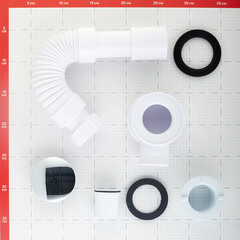 Сифон для душевого поддона McAlpine 1 1/2х40 мм с выпуском d70 мм с соединением 40/50 мм (MRS5C-SLF-65) - фото 3