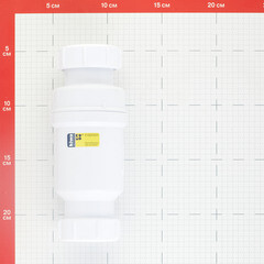 Сифон для раковины и мойки McAlpine 1 1/2х40 мм без выпуска (MRNRV40C-PB) - фото 2