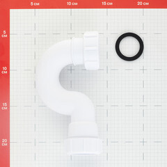 Сифон для ванны трубный McAlpine 1 1/4х32 мм (MRB6-32) - фото 2