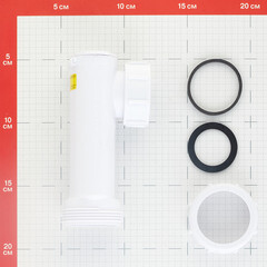 Сифон для раковины McAlpine 1 1/4х40 мм без выпуска (WHB1-40) - фото 3