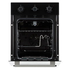 Духовой шкаф газовый встраиваемый Krona Stretto 45 BL 447 мм черный - фото 2