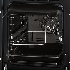 Духовой шкаф газовый встраиваемый Krona Stretto 45 BL 447 мм черный - фото 6