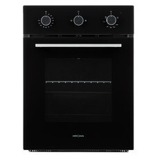 Духовой шкаф газовый встраиваемый Krona Stretto 45 BL 447 мм черный