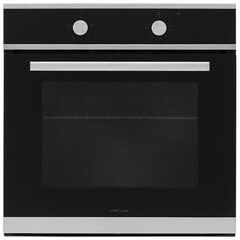 Духовой шкаф электрический встраиваемый Krona Pronto 60 S G2 594 мм черный/нержавеющая сталь - фото 1