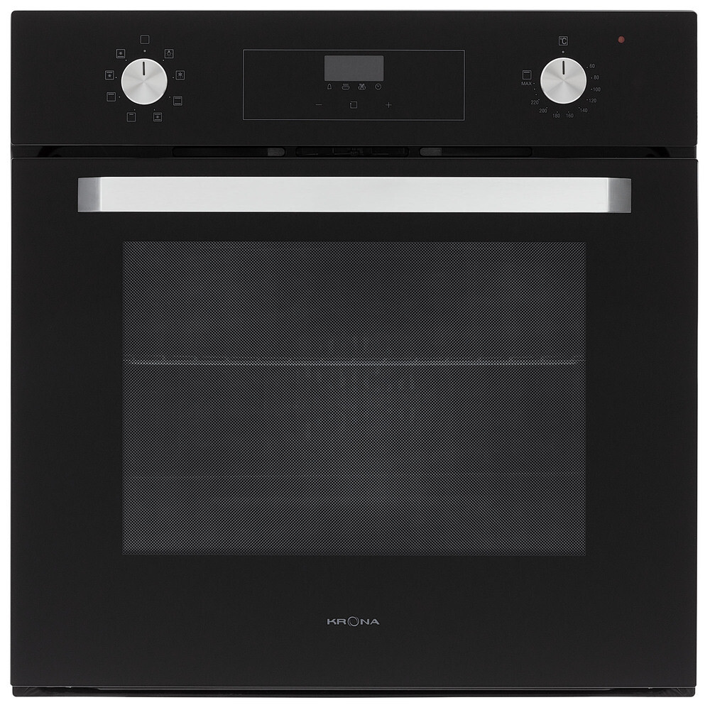 Духовой шкаф электрический встраиваемый Krona Onore 60 BL G2 594 мм черный