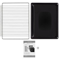 Духовой шкаф электрический встраиваемый Krona Legende 60 BL/BL 595 мм черный - фото 3