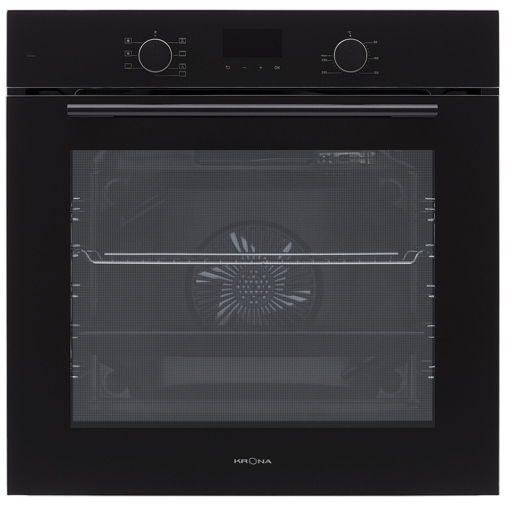 Духовой шкаф электрический встраиваемый Krona Legende 60 BL/BL 595 мм черный
