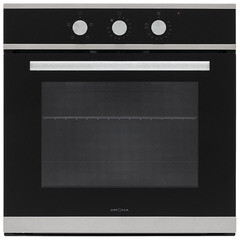 Духовой шкаф электрический встраиваемый Krona Essenza 60 S G2 594 мм черный/нержавеющая сталь - фото 1