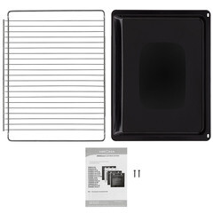 Духовой шкаф электрический встраиваемый Krona Element 60 BL 595 мм черный - фото 5