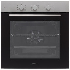 Духовой шкаф электрический встраиваемый Krona Element Plus 60 IX 595 мм нержавеющая сталь/черный