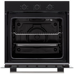 Духовой шкаф электрический встраиваемый Krona Element 60 BL 595 мм черный - фото 2