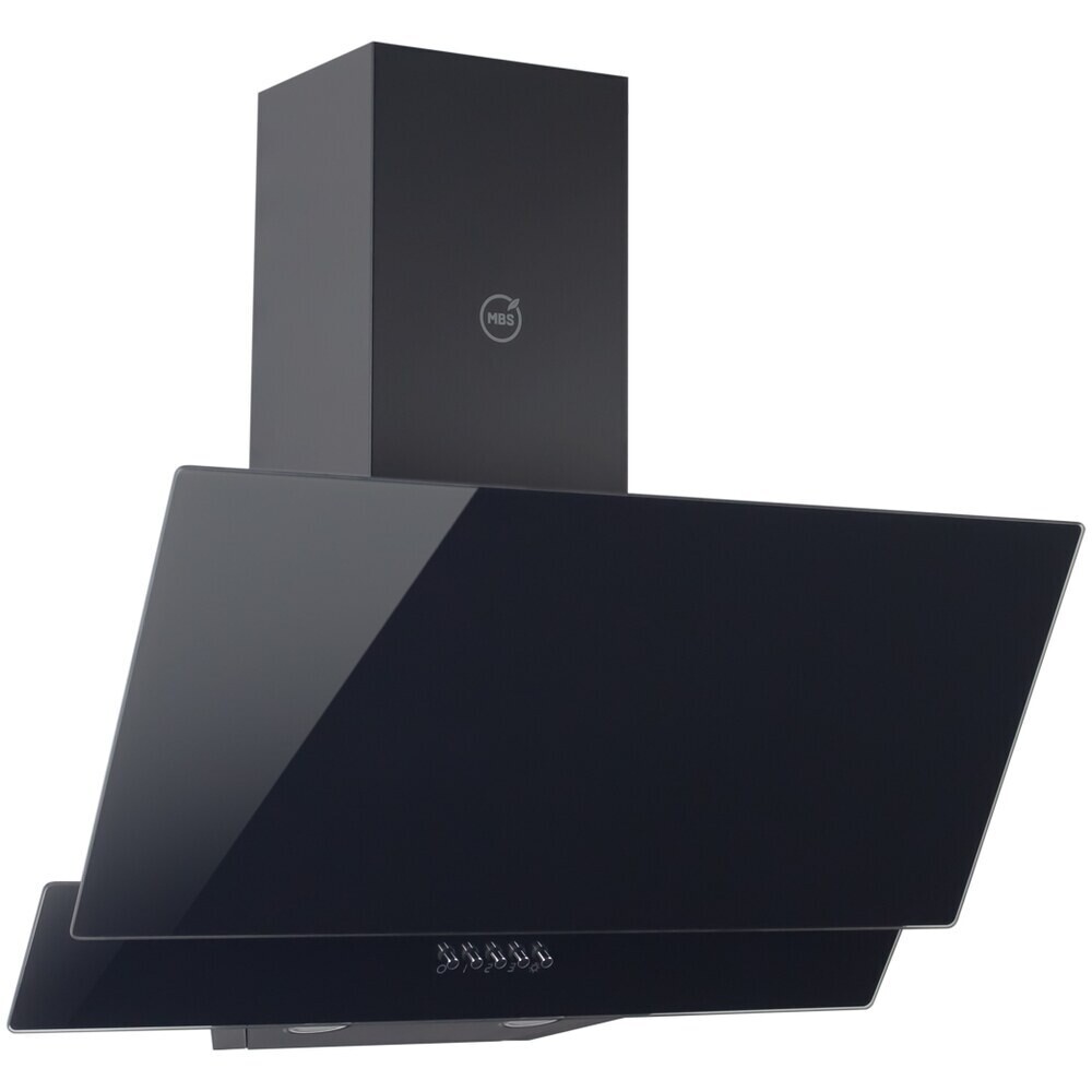 Изображение товара Кухонная вытяжка наклонная MBS Meryta 150 Glass Black 50 см черная Изображение товара Кухонная вытяжка наклонная MBS Meryta 150 Glass Black 50 см черная