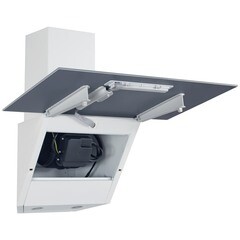 Кухонная вытяжка наклонная MBS Gartenzia 160 Glass White 60 см белая - фото 11