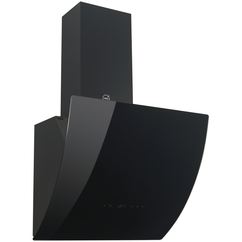 Кухонная вытяжка наклонная MBS Freesia 160 Glass Black 60 см черная