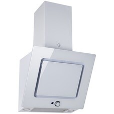 Кухонная вытяжка наклонная MBS Crassula 160 Glass White 60 см белая