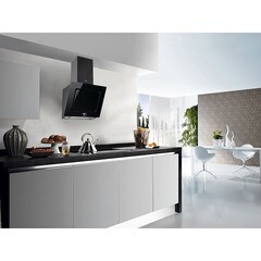 Кухонная вытяжка наклонная MBS Crassula 160 Glass Black 60 см черная - фото 9