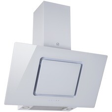 Кухонная вытяжка наклонная MBS Camellia 190 Glass White 90 см белая