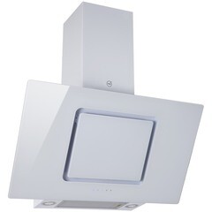 Кухонная вытяжка наклонная MBS Camellia 190 Glass White 90 см белая