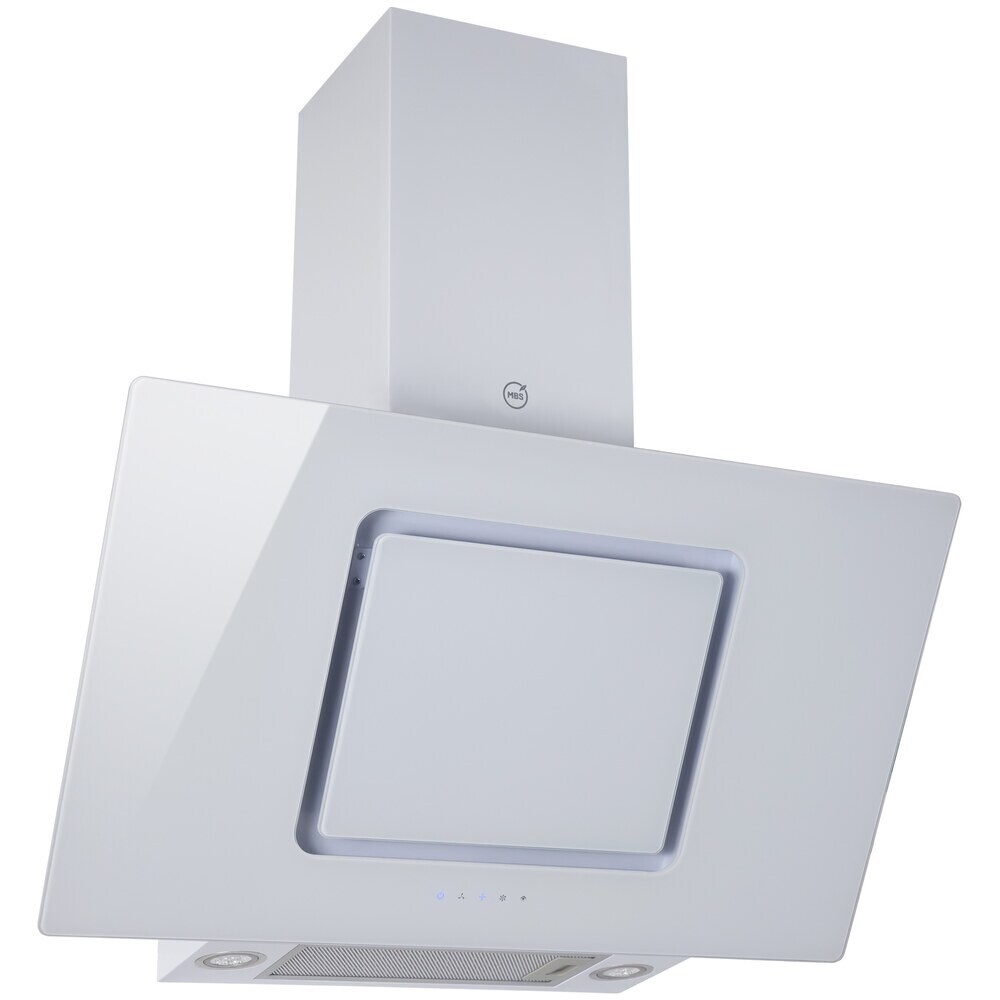 Изображение товара Вытяжка наклонная MBS Camellia 190 Glass White 90 см
