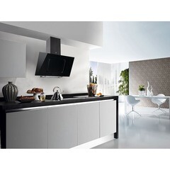 Кухонная вытяжка наклонная MBS Camellia 190 Glass Black 90 см черная - фото 9