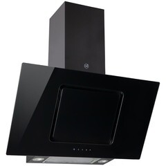 Кухонная вытяжка наклонная MBS Camellia 190 Glass Black 90 см черная