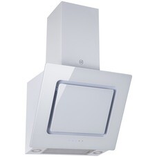Кухонная вытяжка наклонная MBS Camellia 160 Glass White 60 см белая