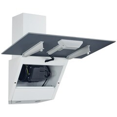 Кухонная вытяжка наклонная MBS Alpinia 160 Glass White 60 см белая - фото 12